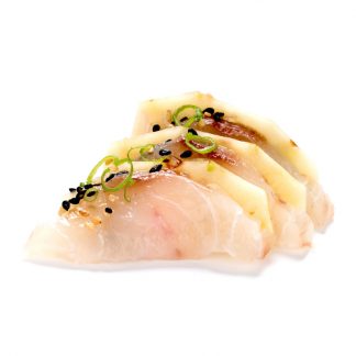 Sashimi Peixe Branco e Abacaxi